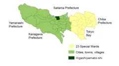 Map Higashiyamato En