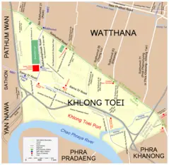 Map Khlong Toei