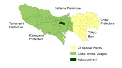 Map Kokubunji, Tokyo En