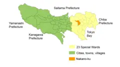 Map Nakano Ku En