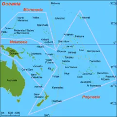 Map Oc Oceania