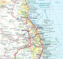 Map of Cairns