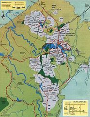 Map of Canberra