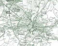 Map of Florance (firenze) City