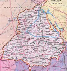 Map of Punjab
