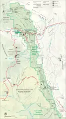 Map of Capitol Reef National Park