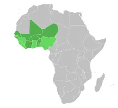 Map of Ecowas