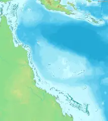 Map of Great Barrier Reef Demis