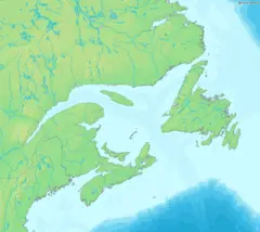 Map of Gulf of Saint Lawrence No Names