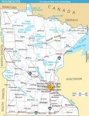 Map of Minnesota Na 2