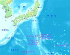 Map of Ogasawara Islands Ko