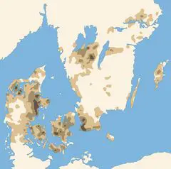 Map of Old Churches In Scandinavia