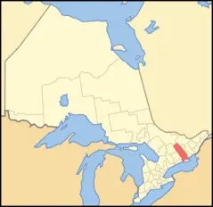 Map of Ontario Hastings