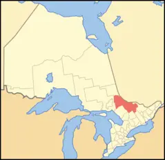 Map of Ontario Nipissing