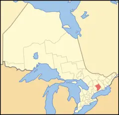 Map of Ontario Peterborough