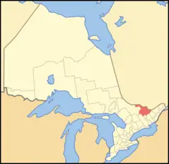 Map of Ontario Renfrew