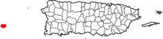Map of Puerto Rico Highlighting Mona Island