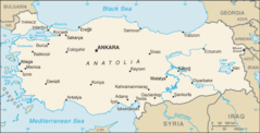 Map of Turkey (2007)