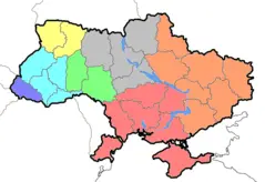 Map of Ukraine Catholic
