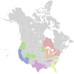 Map of Usa And Canada, Nba