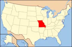 Map of Usa Mo