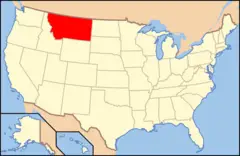 Map of Usa Mt