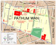 Map Pathum Wan