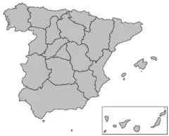 Map Spain 1720