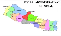 Mapa De Nepal