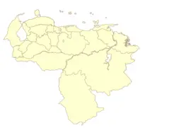 Mapa Politico Venezuela