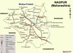 Maps of Nagpur