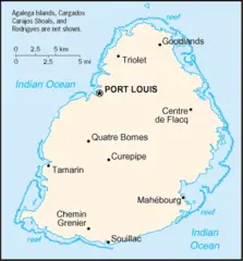 Mauritius Cia Wfb Map