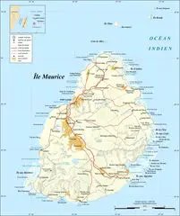 Mauritius Island Map Fr