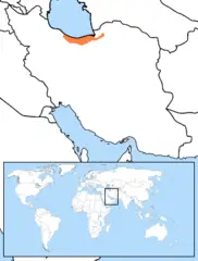 Mazandarani Language Map