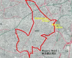 Meguro W Map