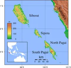 Mentawai Islands Topography