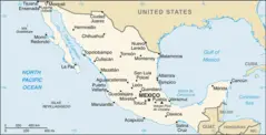 Mexico Cia Wfb Map