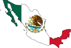 Mexico Flag Map 1
