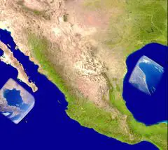 Mexico Satellite Image