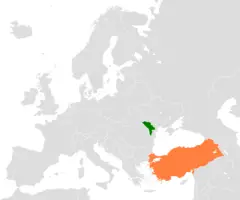 Moldova Turkey Locator