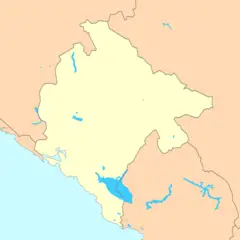 Montenegro Map Blank