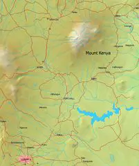 Mount Kenia Map