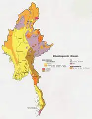 Myanmarethnolinguisticmap1972