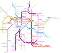 Nagoya Metro Map