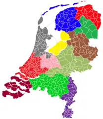 Nederlandse Provincies (gemeenten)