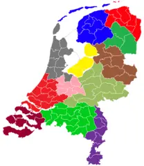 Nederlandse Provincies (gemeenten) Herindeling2