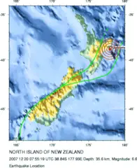 New Zealand Earthquake 2007
