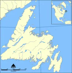 Newfoundland Map Blank