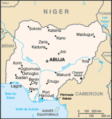 Nigeria Carte