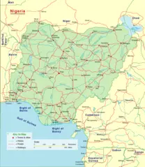 Nigeria Detailed Map